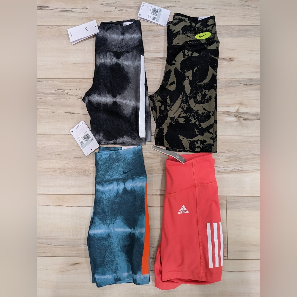 NWT Nike Bike Shorts & Adidas Short
